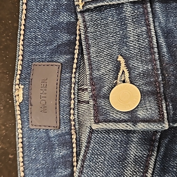 💕MOTHER💕 The Down Low Weekender Heel Jeans ~ High Tide 31 NWT - Picture 15 of 16